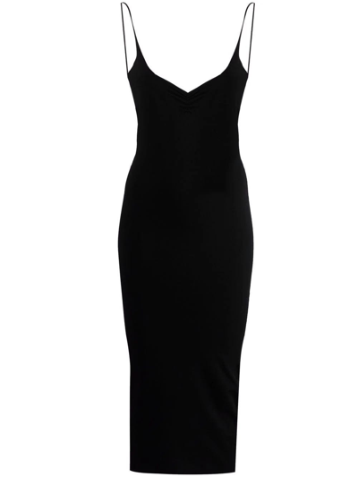 Shop Dsquared2 Black Backless Mini Dress In Nero