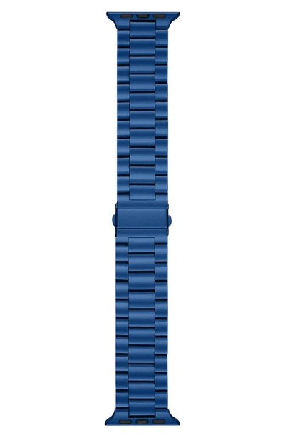 Shop The Posh Tech Sloan Stainless Steel Apple Watch® Bracelet Watchband In Blue