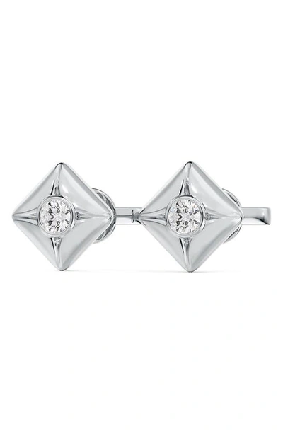 Shop De Beers Forevermark Icon Diamond Stud Earrings In 18k White Gold