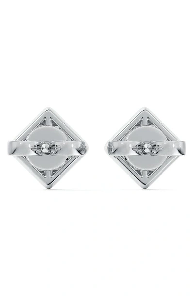 Shop De Beers Forevermark Icon Diamond Stud Earrings In 18k White Gold