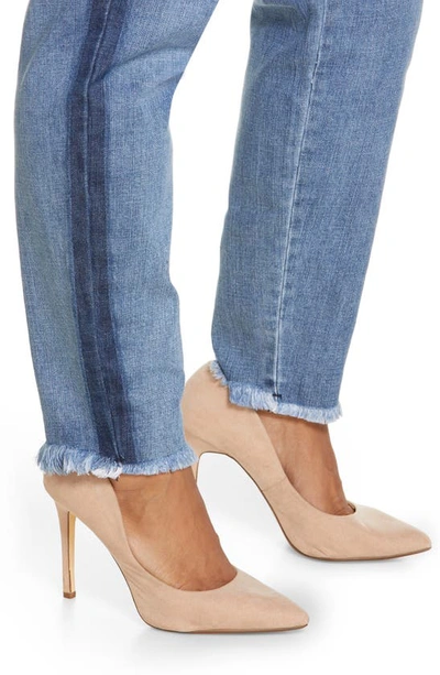Standards & Practices Shadow Stripe High Waist Skinny Jeans In Shadow