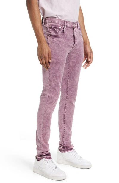 Shop Purple Brand Purple Rinsed Skinny Jeans In Light Purple Snow Wash
