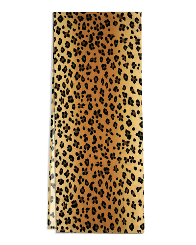 Shop L'objet Leopard Sateen Table Runner, 16" X 90"
