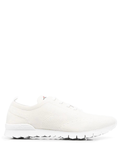 Shop Kiton Sneakers With Embroidery In White