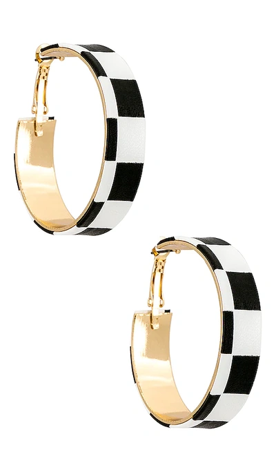 Shop 8 Other Reasons Racing Stripe Hoops In Black & White