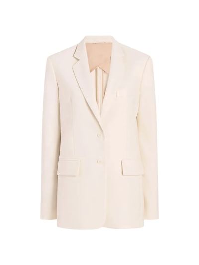 Shop Another Tomorrow Women's Oversized Blazer In Parchment