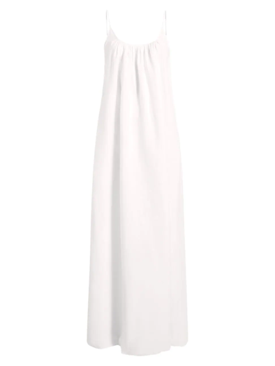 Shop Another Tomorrow Women's Gathered Summer Dress In White
