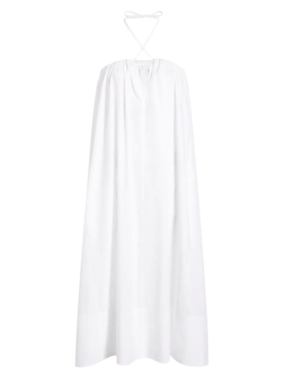 Shop Another Tomorrow Women's Strapless Tie-front Dress In White