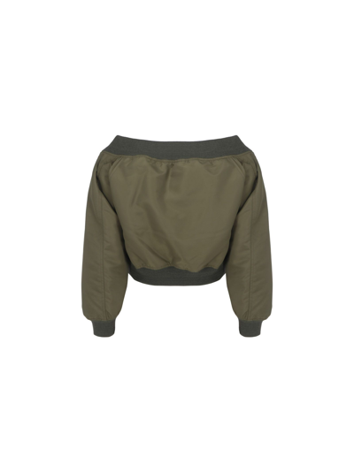 Shop Coperni Women's Green Other Materials Outerwear Jacket