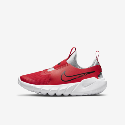 Shop Nike Flex Runner 2 Big Kids' Road Running Shoes In University Red,light Smoke Grey,photo Blue,black