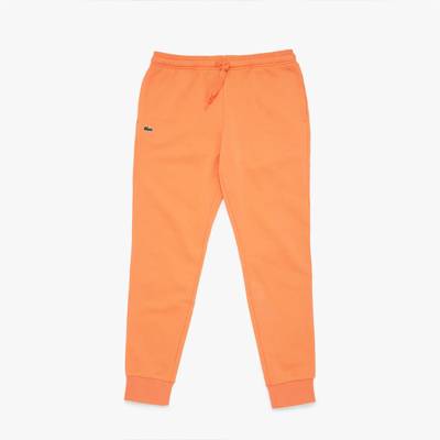 Shop Lacoste Men's Sport Fleece Tennis Sweatpants - S - 3 In Orange