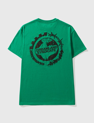 Shop Dreamland Syndicate Dreamzone Stem Logo T-shirt In Green
