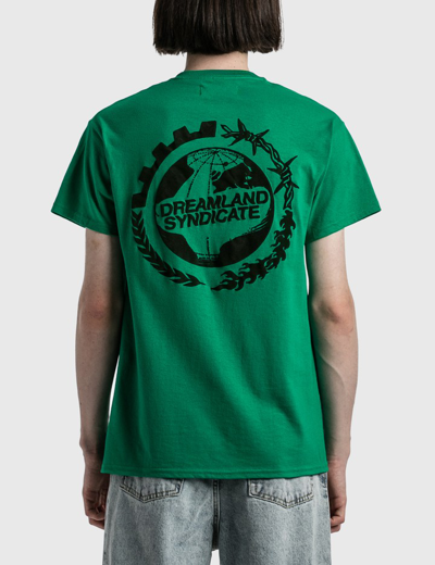 Shop Dreamland Syndicate Dreamzone Stem Logo T-shirt In Green