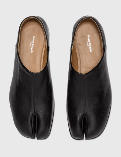 Shop Maison Margiela Slip-on Tabi Shoes In Black