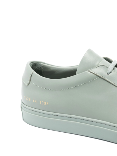 Common Projects Original Achilles Leather Sneakers In Green