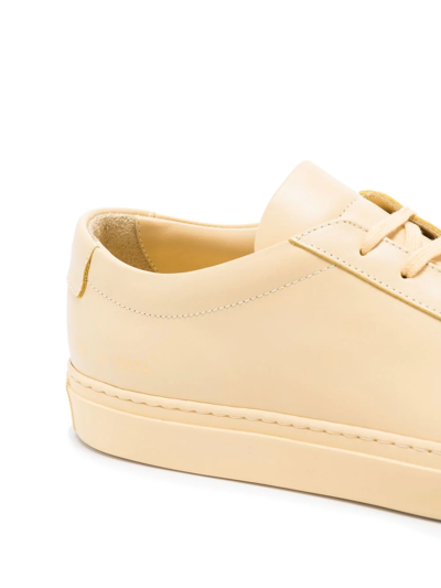 Common Projects Original Achilles Low Sneakers In Yellow