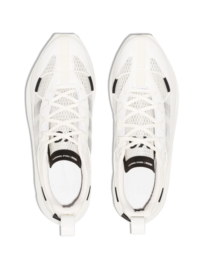 Y-3 Shiku Run Lace-up Trainers In White