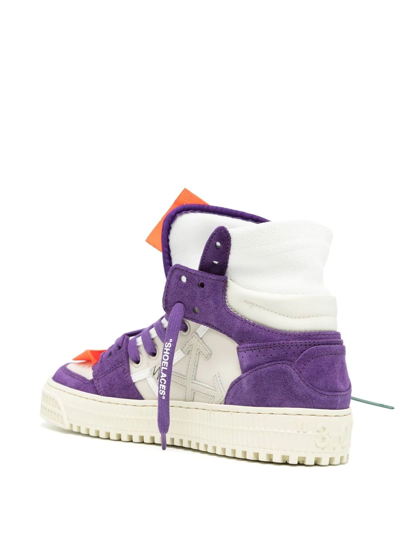 Shop Off-white Off-court 3.0 High-top Sneakers In Purple