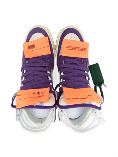 Shop Off-white Off-court 3.0 High-top Sneakers In Purple