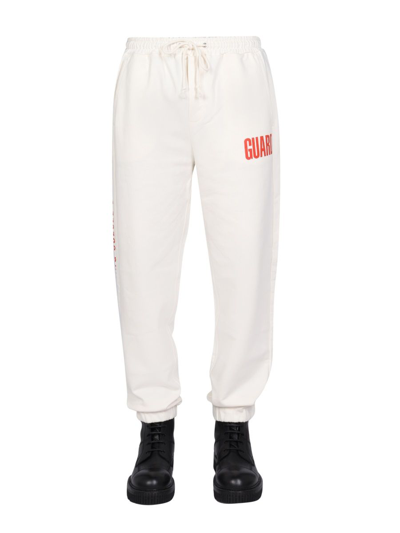 Shop Helmut Lang Men's  White Other Materials Pants