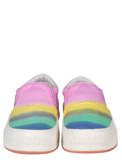 Shop Palm Angels Men's  Multicolor Other Materials Sneakers In Multi-colored
