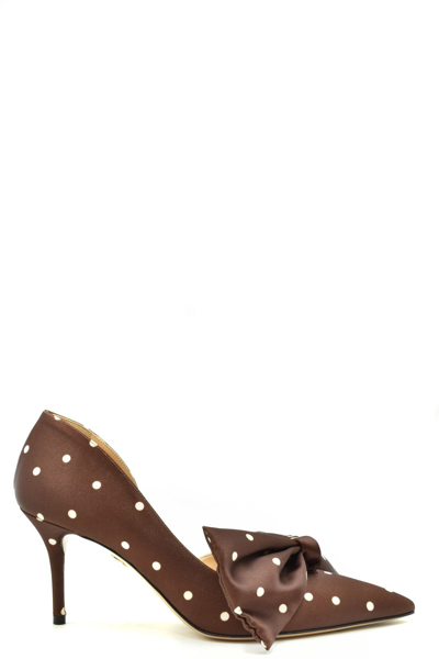 Shop Charlotte Olympia Women's  Brown Other Materials Pumps