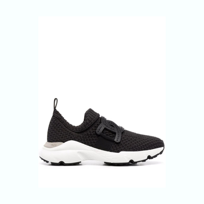 Shop Tod's Women's  Black Other Materials Sneakers