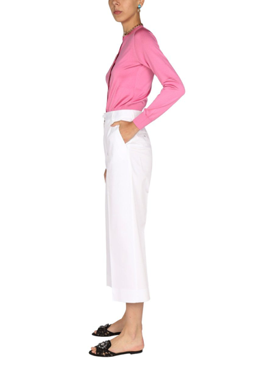 Shop Dolce E Gabbana Women's  White Other Materials Pants