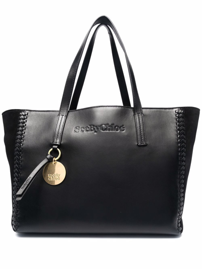 Shop See By Chloé Women's  Black Leather Tote
