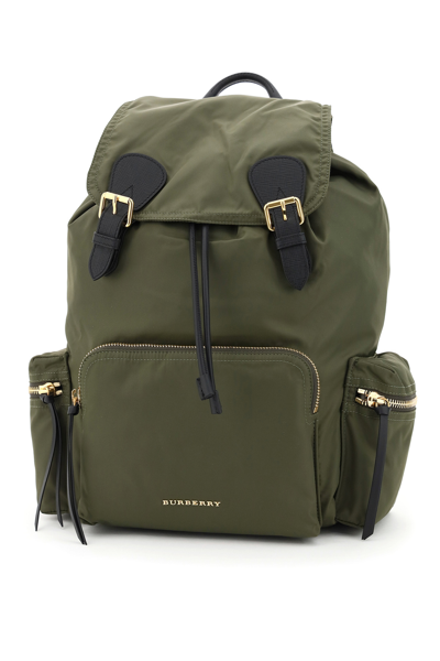 Shop Burberry The Rucksack Large Nylon Backpack In Multi-colored