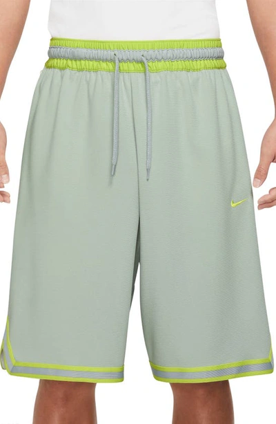 Shop Nike Dri-fit Dna Mesh Shorts In Seafoam/atomic Green