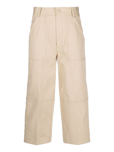 Shop Moncler Trousers In Pink