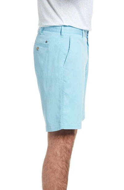 Shop Peter Millar Bedford Cotton Blend Shorts In Island Blue