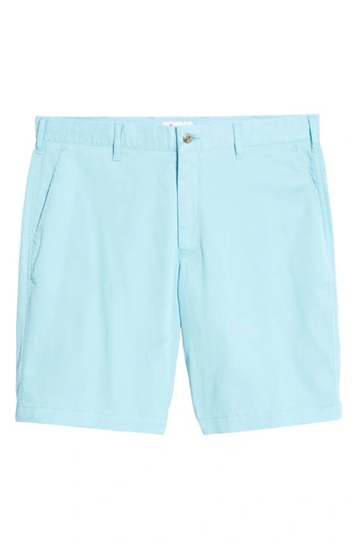 Shop Peter Millar Bedford Cotton Blend Shorts In Island Blue