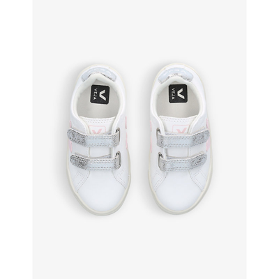 Veja Esplar Logo-embroidered Trainers 2-5 Years In White