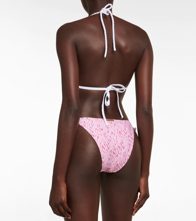 HEIDI KLEIN IBIZA PRINTED BIKINI TOP 