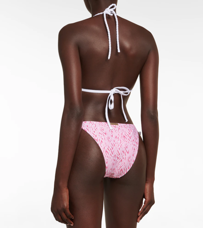 Shop Heidi Klein St Tropez Reversible Bikini Bottoms In Rose Embers