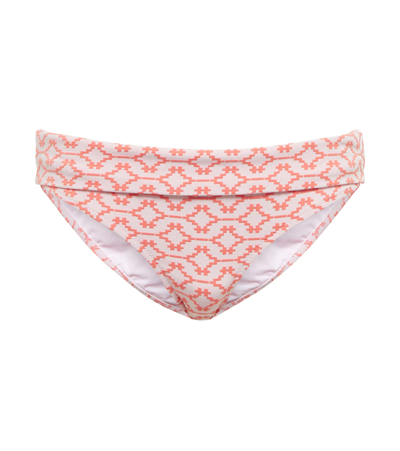 Shop Heidi Klein Capri Printed Bikini Bottoms In Arabian Sunset