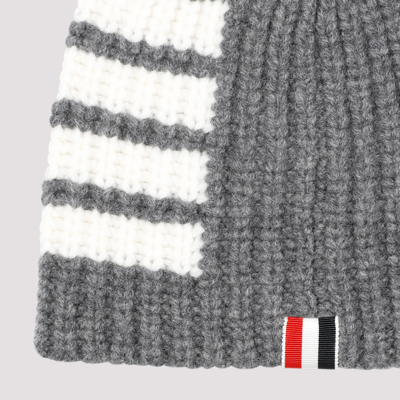 Shop Thom Browne Wool Hat In Grey