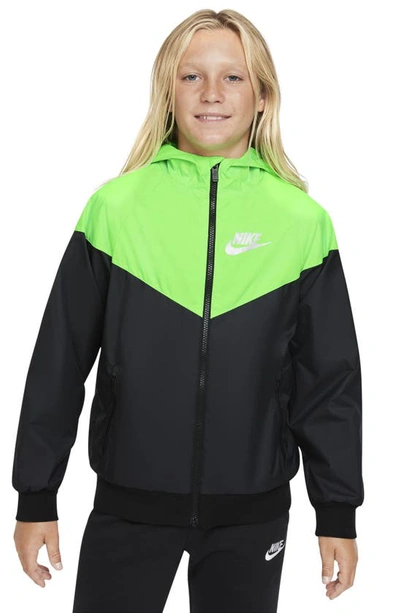 Nike Sportswear Windrunner Big Kids' (boys') Jacket (extended Size) In  Black | ModeSens
