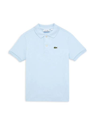 Shop Lacoste Baby's, Little Boy's & Boy's Short-sleeve Polo In Light Blue