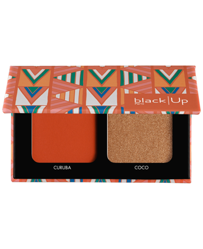 Shop Black Up Blush & Highlighter Duo In Curuba - Coco