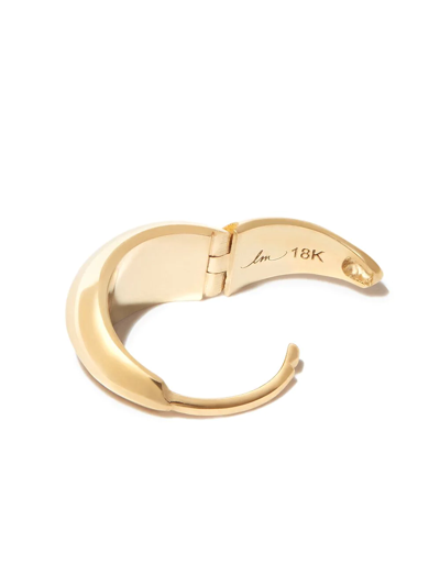 Shop Lizzie Mandler Fine Jewelry 18kt Yellow Gold Crescent Hoop Earring