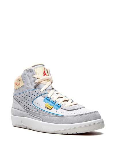 Jordan X Union Air  2 Sp "grey Fog" Sneakers In Grey