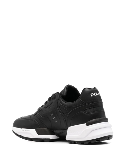 Shop Polo Ralph Lauren Athletic Shoe Sneakers In Black