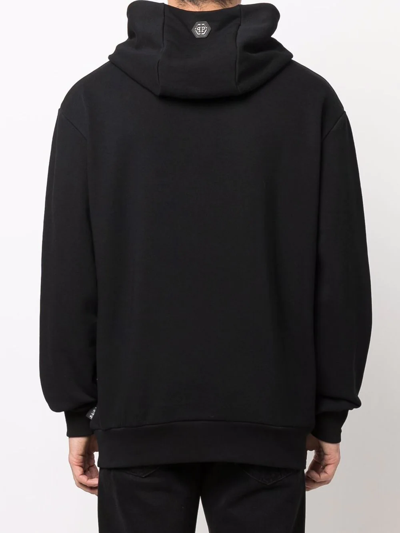 Philipp Plein 'crypto King' Hoodie In Black