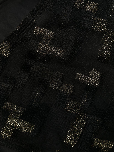 Eres Semi-sheer Design Briefs In Black