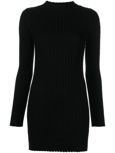 Shop Rta Brielle Round-neck Dress In Black