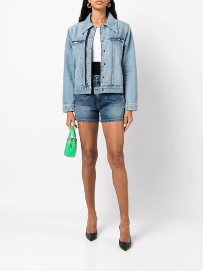 Rta Ivana Denim Jacket In Blue