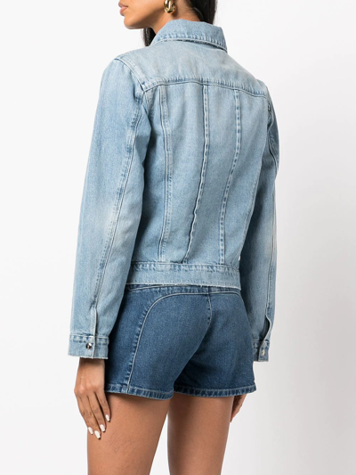 Rta Ivana Denim Jacket In Blue